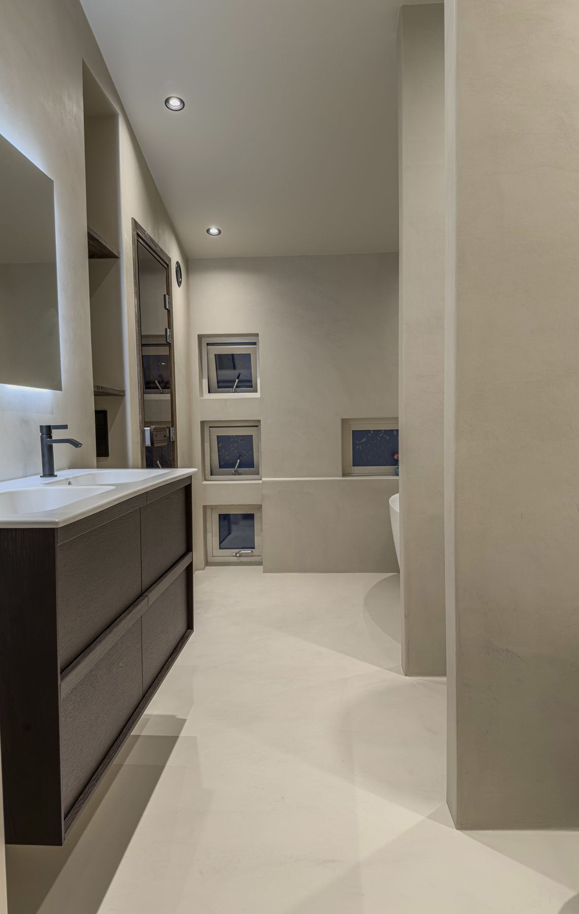 Microcement-badrum – Microcement, ZG Bygg i Stockholm